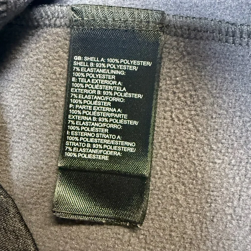The North Face Canyonlands 1/2-Zip Fleece Pullover Men’s‎ Large Charcoal EUC